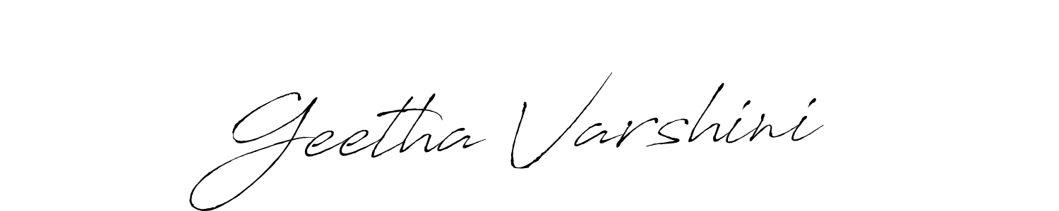 Use a signature maker to create a handwritten signature online. With this signature software, you can design (Antro_Vectra) your own signature for name Geetha Varshini. Geetha Varshini signature style 6 images and pictures png