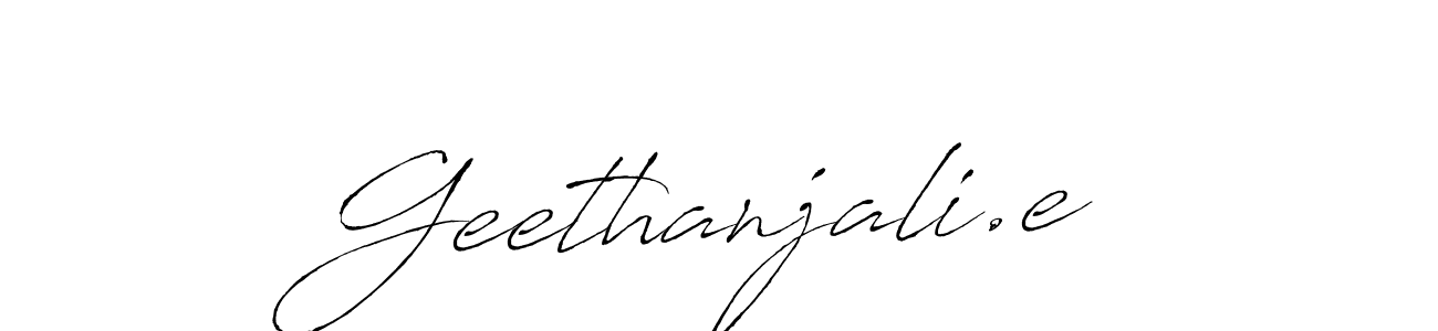Also You can easily find your signature by using the search form. We will create Geethanjali.e name handwritten signature images for you free of cost using Antro_Vectra sign style. Geethanjali.e signature style 6 images and pictures png