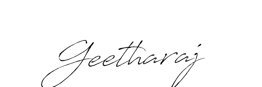Design your own signature with our free online signature maker. With this signature software, you can create a handwritten (Antro_Vectra) signature for name Geetharaj. Geetharaj signature style 6 images and pictures png