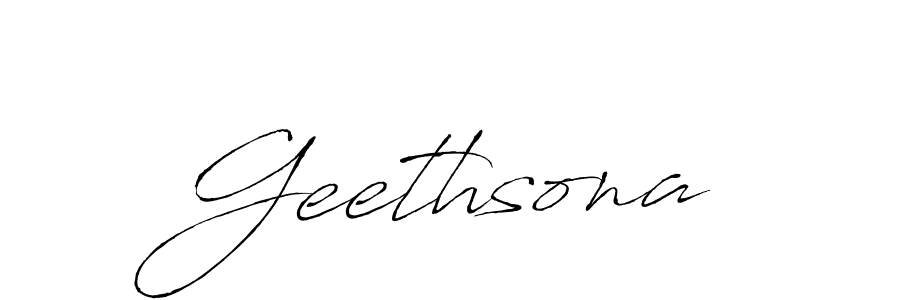 Also You can easily find your signature by using the search form. We will create Geethsona name handwritten signature images for you free of cost using Antro_Vectra sign style. Geethsona signature style 6 images and pictures png