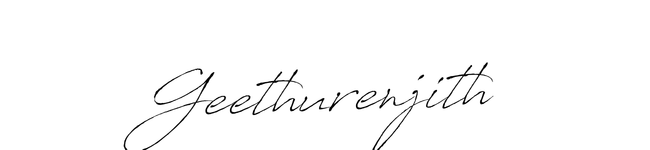Geethurenjith stylish signature style. Best Handwritten Sign (Antro_Vectra) for my name. Handwritten Signature Collection Ideas for my name Geethurenjith. Geethurenjith signature style 6 images and pictures png