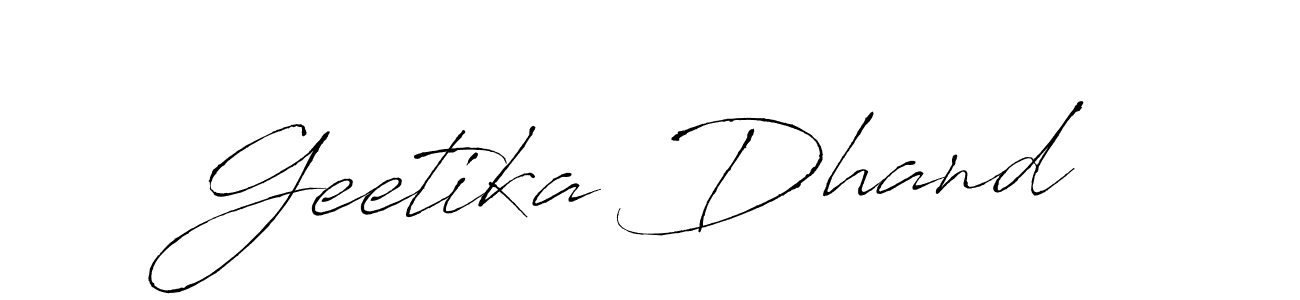 Antro_Vectra is a professional signature style that is perfect for those who want to add a touch of class to their signature. It is also a great choice for those who want to make their signature more unique. Get Geetika Dhand name to fancy signature for free. Geetika Dhand signature style 6 images and pictures png