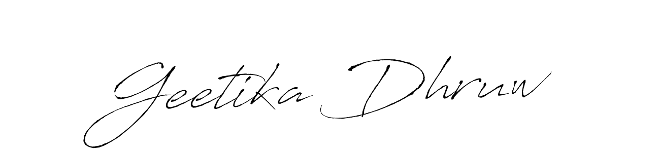 if you are searching for the best signature style for your name Geetika Dhruw. so please give up your signature search. here we have designed multiple signature styles  using Antro_Vectra. Geetika Dhruw signature style 6 images and pictures png