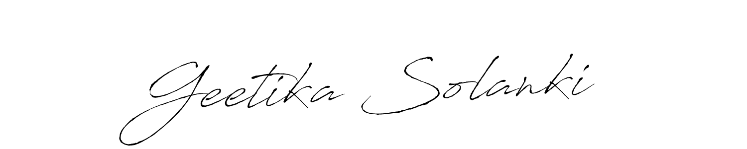 Geetika Solanki stylish signature style. Best Handwritten Sign (Antro_Vectra) for my name. Handwritten Signature Collection Ideas for my name Geetika Solanki. Geetika Solanki signature style 6 images and pictures png