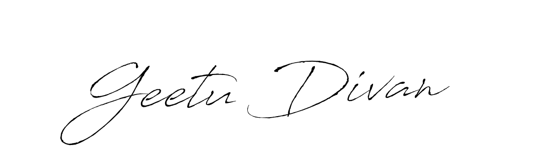 Also we have Geetu Divan name is the best signature style. Create professional handwritten signature collection using Antro_Vectra autograph style. Geetu Divan signature style 6 images and pictures png