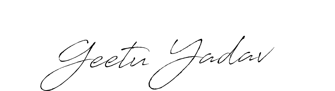 This is the best signature style for the Geetu Yadav name. Also you like these signature font (Antro_Vectra). Mix name signature. Geetu Yadav signature style 6 images and pictures png