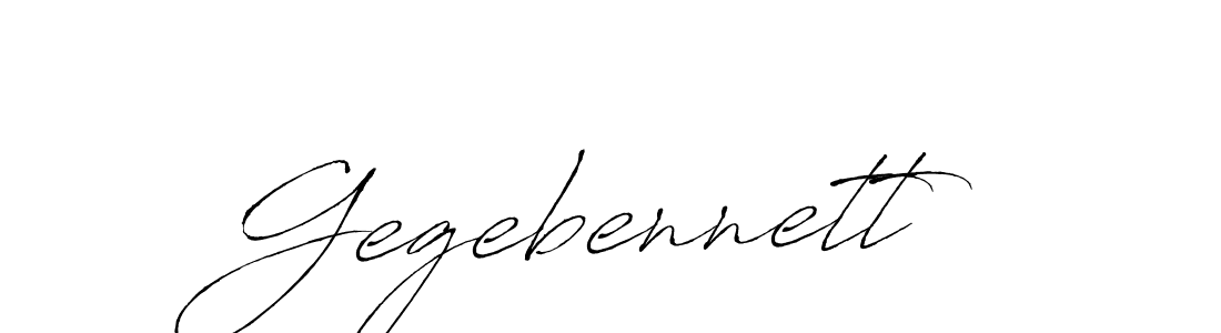 Design your own signature with our free online signature maker. With this signature software, you can create a handwritten (Antro_Vectra) signature for name Gegebennett. Gegebennett signature style 6 images and pictures png