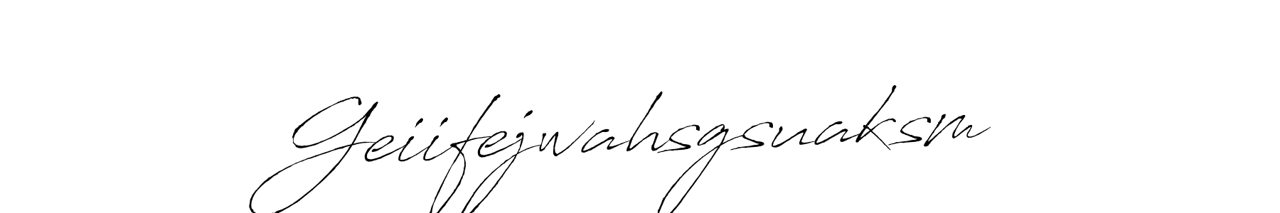 This is the best signature style for the Geiifejwahsgsuaksm name. Also you like these signature font (Antro_Vectra). Mix name signature. Geiifejwahsgsuaksm signature style 6 images and pictures png