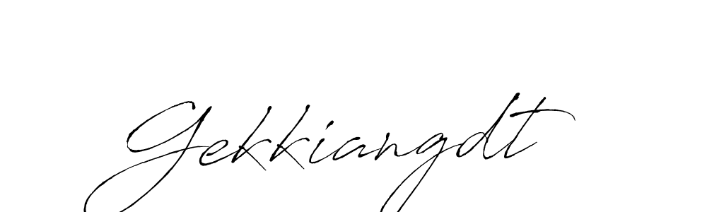 The best way (Antro_Vectra) to make a short signature is to pick only two or three words in your name. The name Gekkiangdt include a total of six letters. For converting this name. Gekkiangdt signature style 6 images and pictures png
