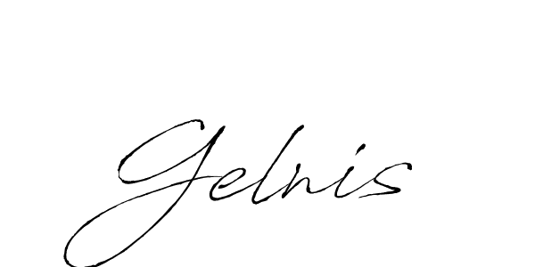 Design your own signature with our free online signature maker. With this signature software, you can create a handwritten (Antro_Vectra) signature for name Gelnis. Gelnis signature style 6 images and pictures png