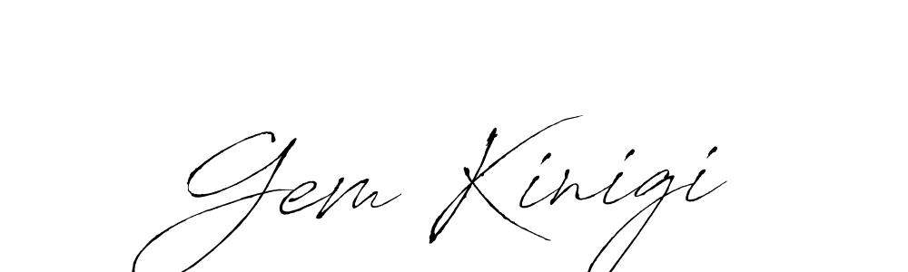 You can use this online signature creator to create a handwritten signature for the name Gem Kinigi. This is the best online autograph maker. Gem Kinigi signature style 6 images and pictures png