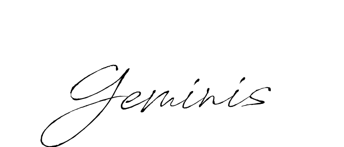 How to make Geminis name signature. Use Antro_Vectra style for creating short signs online. This is the latest handwritten sign. Geminis signature style 6 images and pictures png