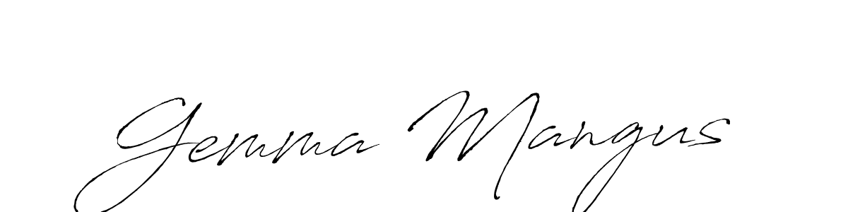 How to make Gemma Mangus signature? Antro_Vectra is a professional autograph style. Create handwritten signature for Gemma Mangus name. Gemma Mangus signature style 6 images and pictures png
