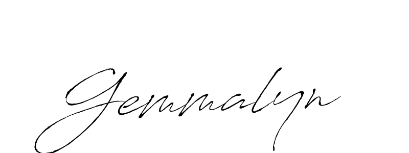 Also we have Gemmalyn name is the best signature style. Create professional handwritten signature collection using Antro_Vectra autograph style. Gemmalyn signature style 6 images and pictures png