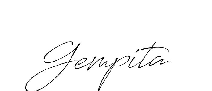 Once you've used our free online signature maker to create your best signature Antro_Vectra style, it's time to enjoy all of the benefits that Gempita name signing documents. Gempita signature style 6 images and pictures png