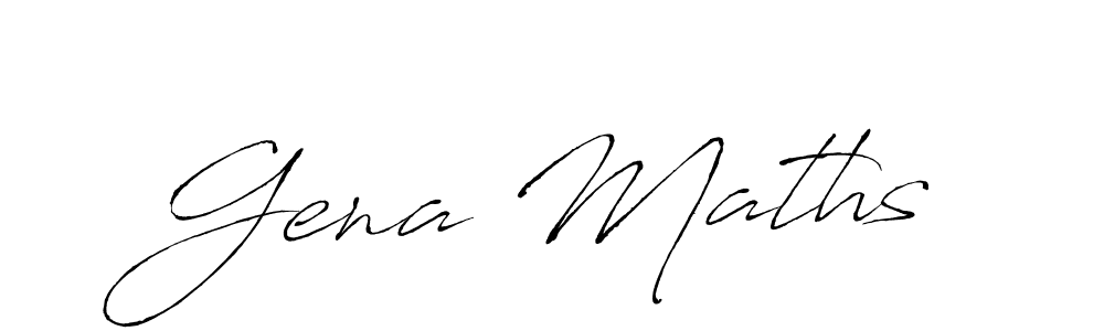 Antro_Vectra is a professional signature style that is perfect for those who want to add a touch of class to their signature. It is also a great choice for those who want to make their signature more unique. Get Gena Maths name to fancy signature for free. Gena Maths signature style 6 images and pictures png