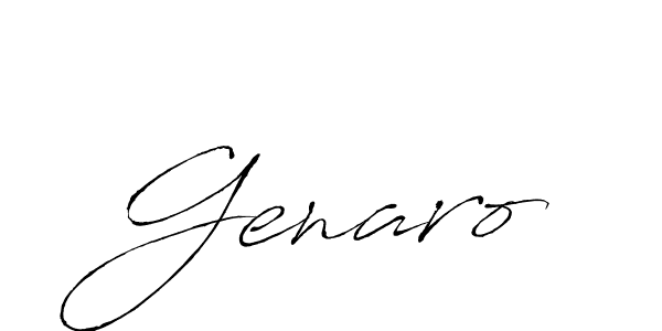 Create a beautiful signature design for name Genaro. With this signature (Antro_Vectra) fonts, you can make a handwritten signature for free. Genaro signature style 6 images and pictures png