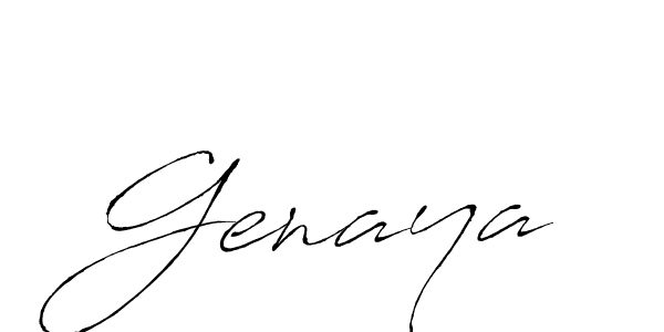 Create a beautiful signature design for name Genaya. With this signature (Antro_Vectra) fonts, you can make a handwritten signature for free. Genaya signature style 6 images and pictures png