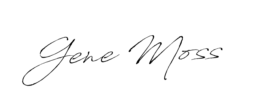 It looks lik you need a new signature style for name Gene Moss. Design unique handwritten (Antro_Vectra) signature with our free signature maker in just a few clicks. Gene Moss signature style 6 images and pictures png