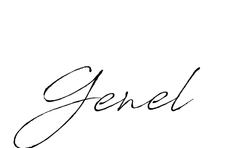 Check out images of Autograph of Genel name. Actor Genel Signature Style. Antro_Vectra is a professional sign style online. Genel signature style 6 images and pictures png