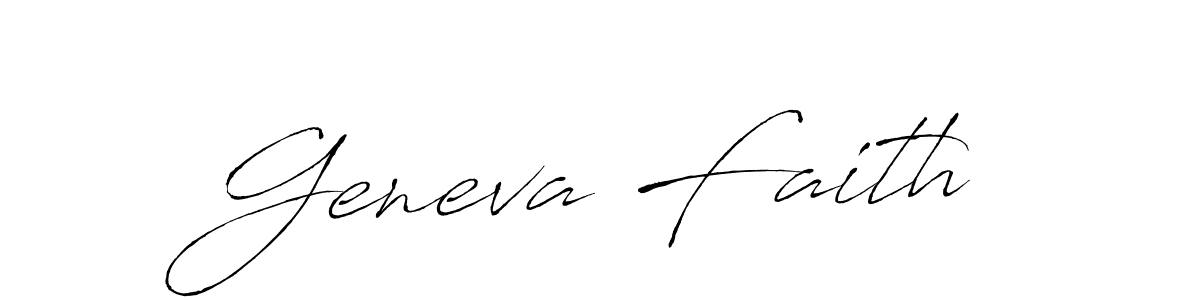 Create a beautiful signature design for name Geneva Faith. With this signature (Antro_Vectra) fonts, you can make a handwritten signature for free. Geneva Faith signature style 6 images and pictures png