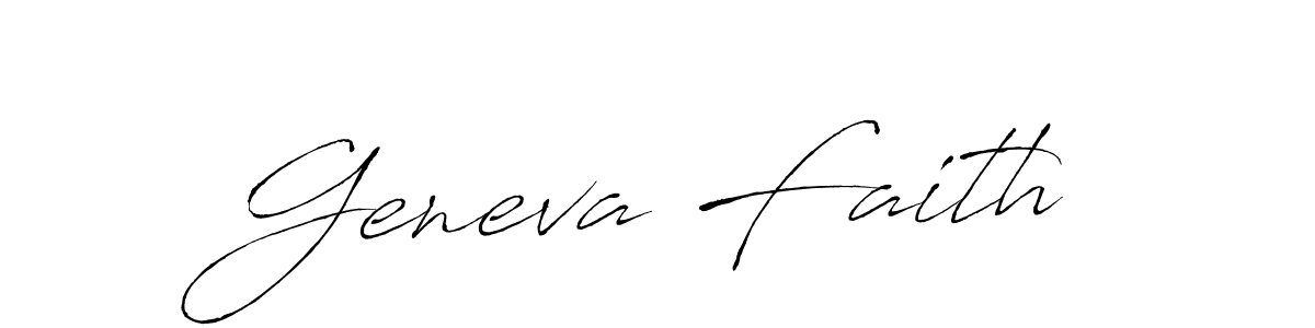 Antro_Vectra is a professional signature style that is perfect for those who want to add a touch of class to their signature. It is also a great choice for those who want to make their signature more unique. Get Geneva Faith name to fancy signature for free. Geneva Faith signature style 6 images and pictures png