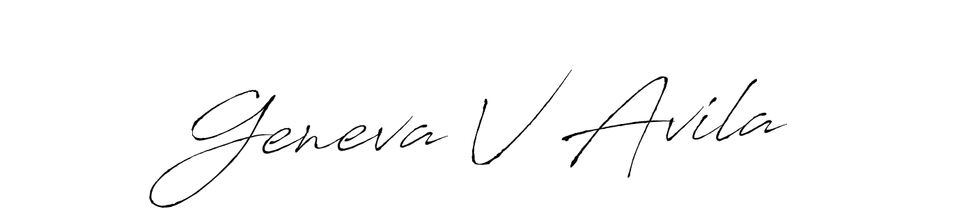 Here are the top 10 professional signature styles for the name Geneva V Avila. These are the best autograph styles you can use for your name. Geneva V Avila signature style 6 images and pictures png