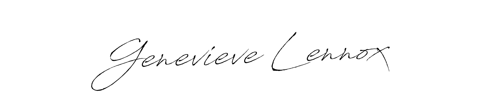 Create a beautiful signature design for name Genevieve Lennox. With this signature (Antro_Vectra) fonts, you can make a handwritten signature for free. Genevieve Lennox signature style 6 images and pictures png