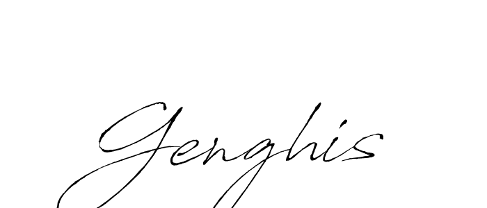 Once you've used our free online signature maker to create your best signature Antro_Vectra style, it's time to enjoy all of the benefits that Genghis name signing documents. Genghis signature style 6 images and pictures png