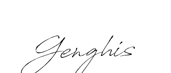 Once you've used our free online signature maker to create your best signature Antro_Vectra style, it's time to enjoy all of the benefits that Genghis name signing documents. Genghis signature style 6 images and pictures png