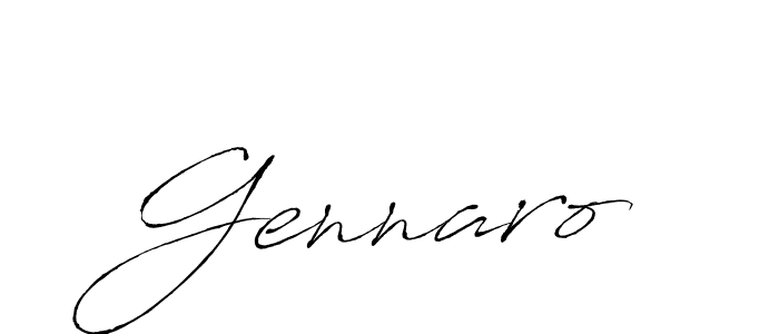 Design your own signature with our free online signature maker. With this signature software, you can create a handwritten (Antro_Vectra) signature for name Gennaro. Gennaro signature style 6 images and pictures png