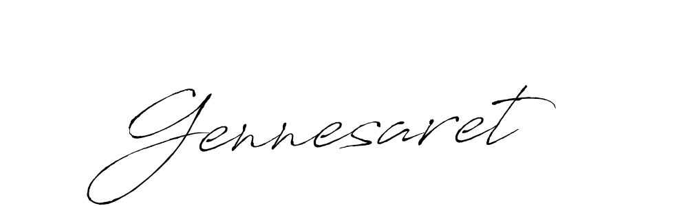Use a signature maker to create a handwritten signature online. With this signature software, you can design (Antro_Vectra) your own signature for name Gennesaret. Gennesaret signature style 6 images and pictures png