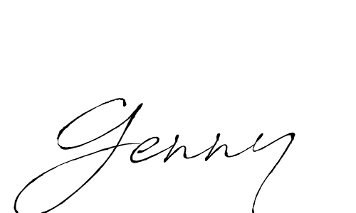 Similarly Antro_Vectra is the best handwritten signature design. Signature creator online .You can use it as an online autograph creator for name Genny. Genny signature style 6 images and pictures png