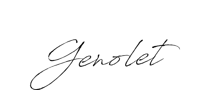 Once you've used our free online signature maker to create your best signature Antro_Vectra style, it's time to enjoy all of the benefits that Genolet name signing documents. Genolet signature style 6 images and pictures png