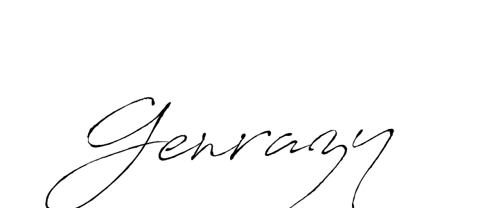 It looks lik you need a new signature style for name Genrazy. Design unique handwritten (Antro_Vectra) signature with our free signature maker in just a few clicks. Genrazy signature style 6 images and pictures png