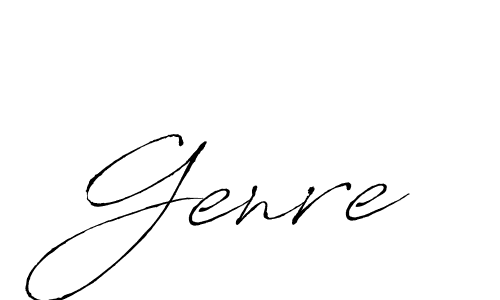 if you are searching for the best signature style for your name Genre. so please give up your signature search. here we have designed multiple signature styles  using Antro_Vectra. Genre signature style 6 images and pictures png