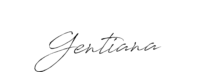 Gentiana  stylish signature style. Best Handwritten Sign (Antro_Vectra) for my name. Handwritten Signature Collection Ideas for my name Gentiana . Gentiana  signature style 6 images and pictures png