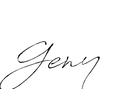 The best way (Antro_Vectra) to make a short signature is to pick only two or three words in your name. The name Geny include a total of six letters. For converting this name. Geny signature style 6 images and pictures png