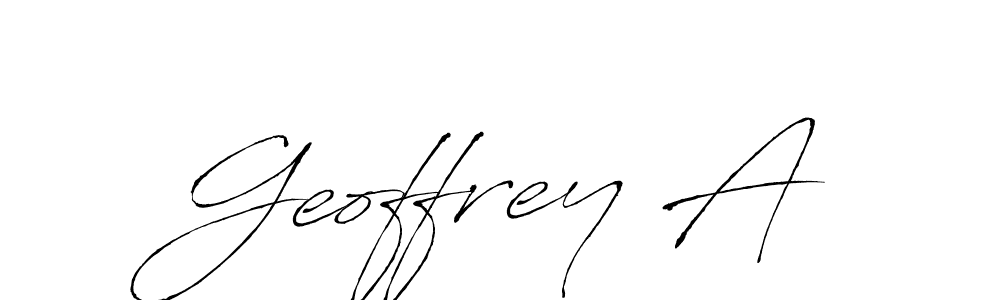 Best and Professional Signature Style for Geoffrey A. Antro_Vectra Best Signature Style Collection. Geoffrey A signature style 6 images and pictures png