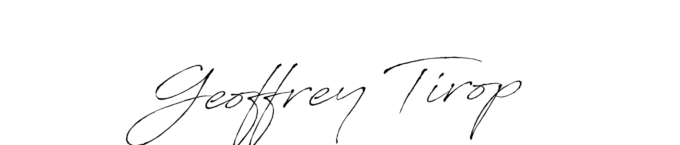 Once you've used our free online signature maker to create your best signature Antro_Vectra style, it's time to enjoy all of the benefits that Geoffrey Tirop name signing documents. Geoffrey Tirop signature style 6 images and pictures png