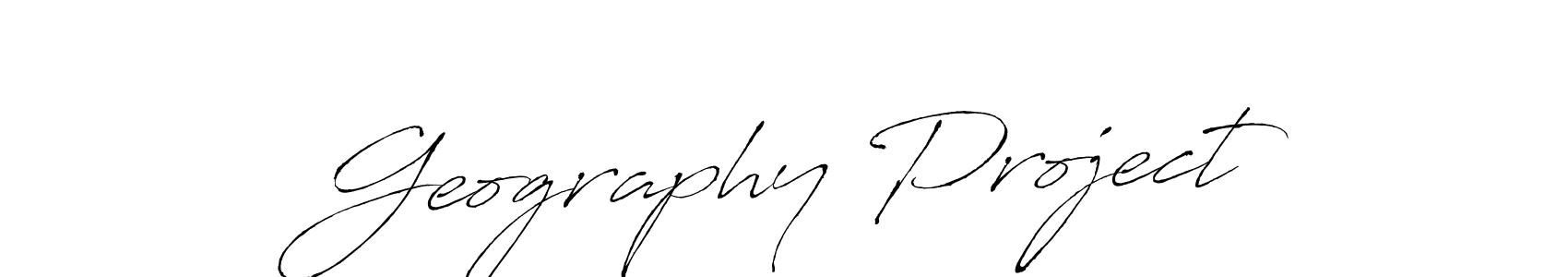 Create a beautiful signature design for name Geography Project. With this signature (Antro_Vectra) fonts, you can make a handwritten signature for free. Geography Project signature style 6 images and pictures png
