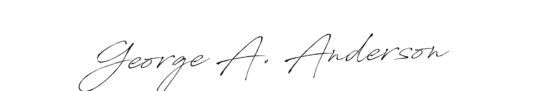 You can use this online signature creator to create a handwritten signature for the name George A. Anderson. This is the best online autograph maker. George A. Anderson signature style 6 images and pictures png