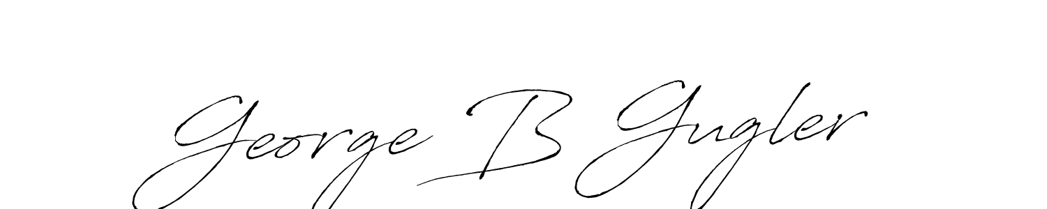 Antro_Vectra is a professional signature style that is perfect for those who want to add a touch of class to their signature. It is also a great choice for those who want to make their signature more unique. Get George B Gugler name to fancy signature for free. George B Gugler signature style 6 images and pictures png