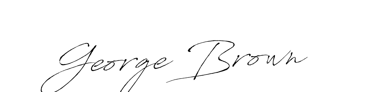 Make a beautiful signature design for name George Brown. With this signature (Antro_Vectra) style, you can create a handwritten signature for free. George Brown signature style 6 images and pictures png