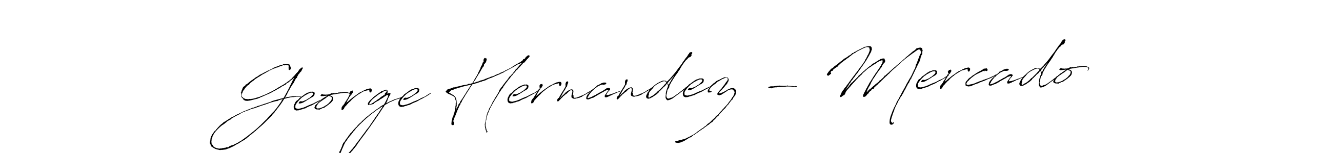 Use a signature maker to create a handwritten signature online. With this signature software, you can design (Antro_Vectra) your own signature for name George Hernandez - Mercado. George Hernandez - Mercado signature style 6 images and pictures png