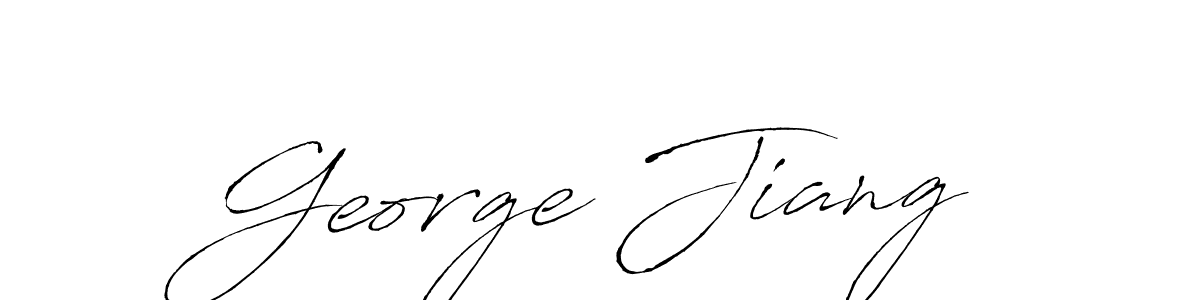 George Jiang stylish signature style. Best Handwritten Sign (Antro_Vectra) for my name. Handwritten Signature Collection Ideas for my name George Jiang. George Jiang signature style 6 images and pictures png