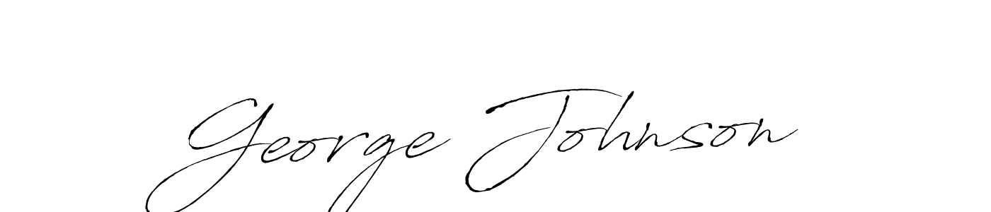 Use a signature maker to create a handwritten signature online. With this signature software, you can design (Antro_Vectra) your own signature for name George Johnson. George Johnson signature style 6 images and pictures png