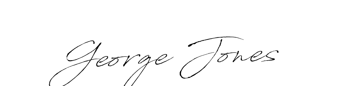 Create a beautiful signature design for name George Jones. With this signature (Antro_Vectra) fonts, you can make a handwritten signature for free. George Jones signature style 6 images and pictures png