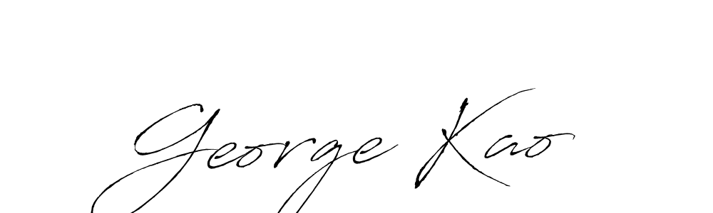 Once you've used our free online signature maker to create your best signature Antro_Vectra style, it's time to enjoy all of the benefits that George Kao name signing documents. George Kao signature style 6 images and pictures png