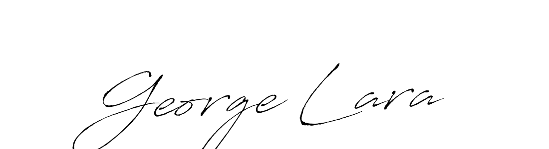 George Lara stylish signature style. Best Handwritten Sign (Antro_Vectra) for my name. Handwritten Signature Collection Ideas for my name George Lara. George Lara signature style 6 images and pictures png